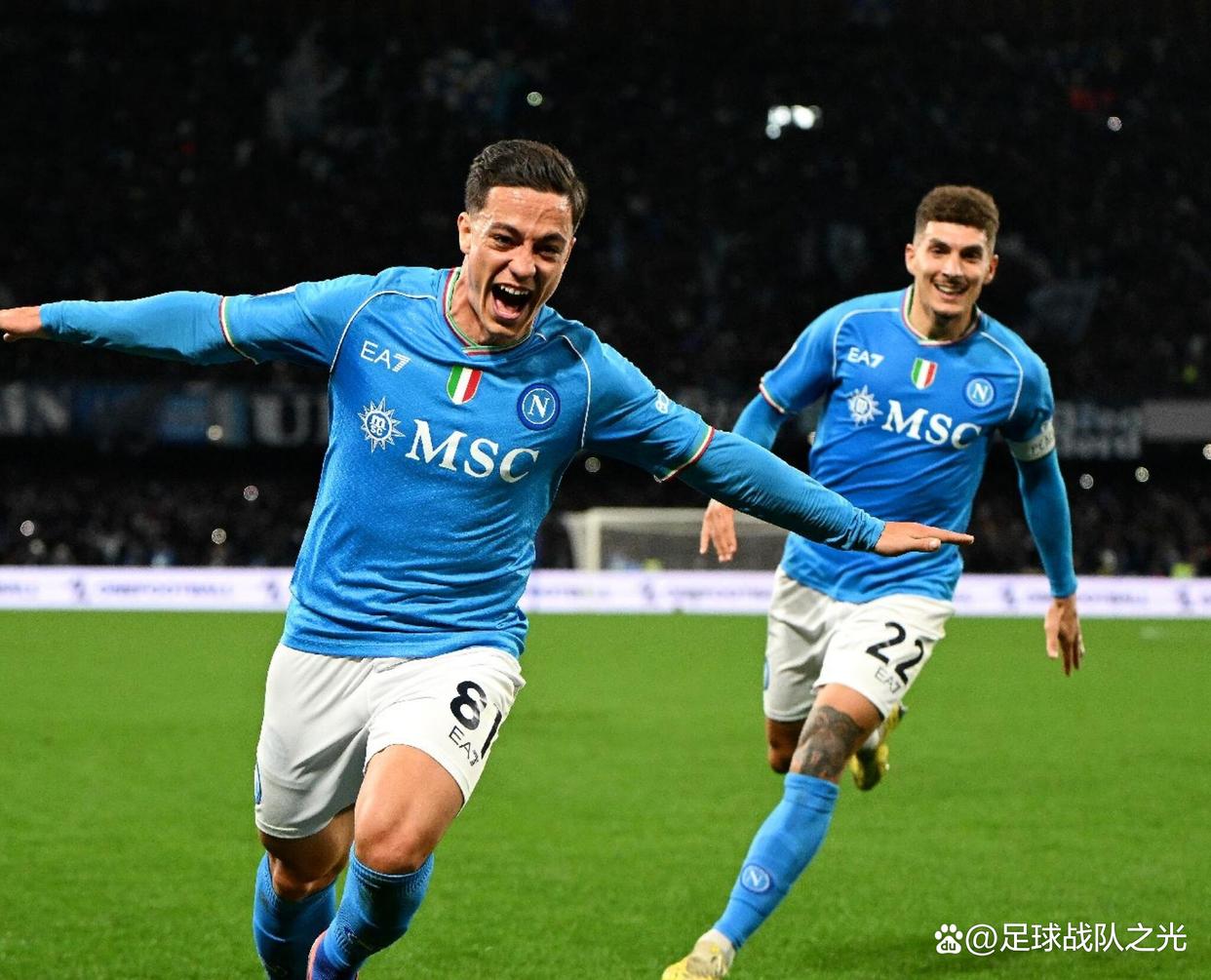 包含那不勒斯半场领先，终场被逆转遗憾失利的词条